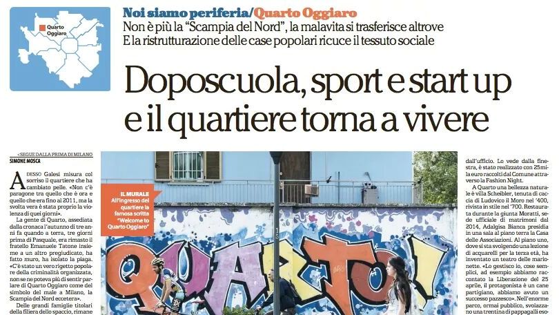 Anche i giornali parlano di noi